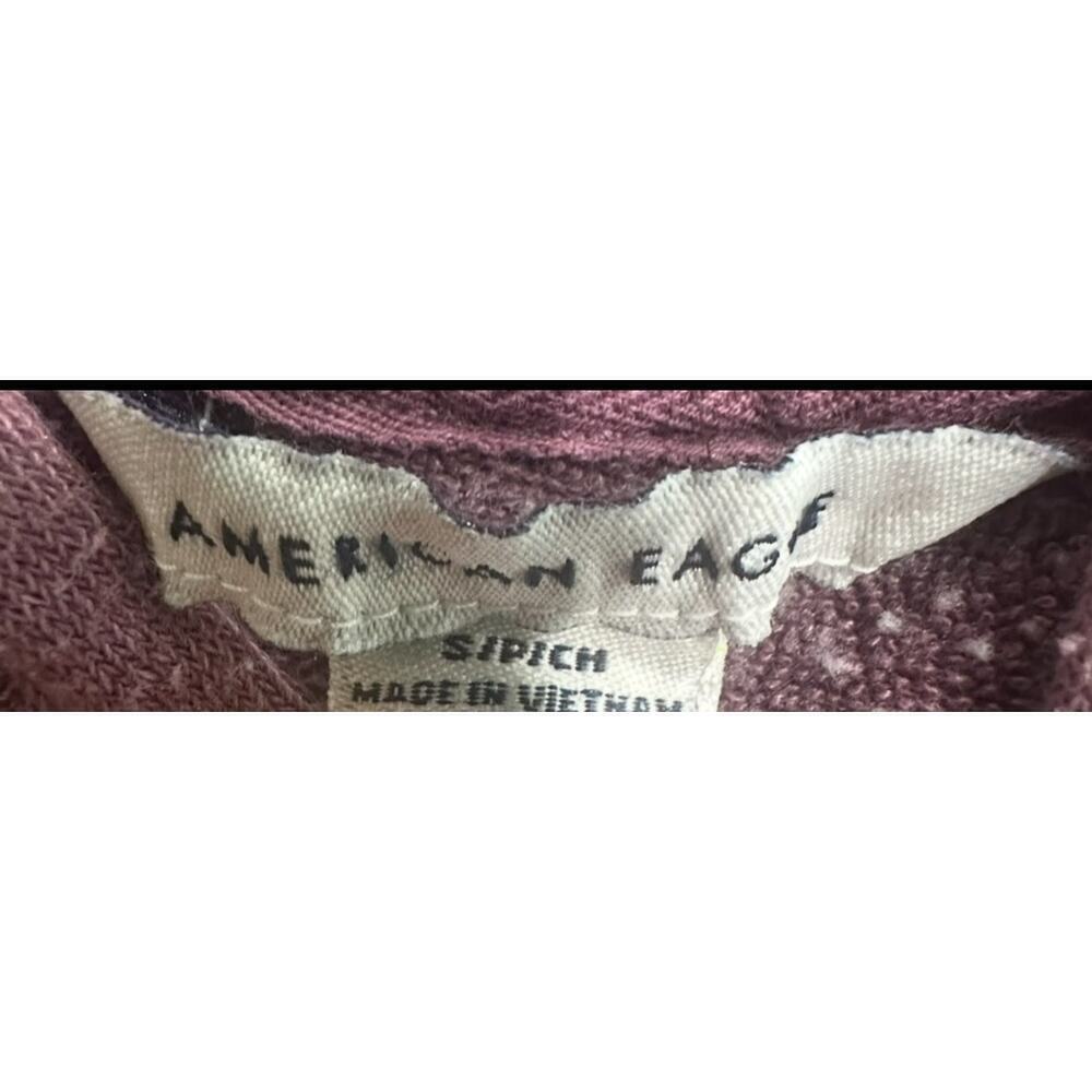 American Eagle Long Sleeve Hooded Shirt-Women's Size Small - Picture 4 of 4